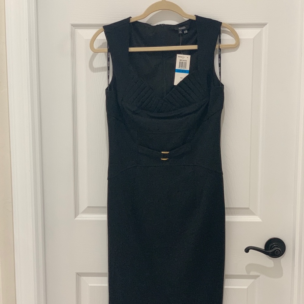 *NWT* XOXO black sleeveless sheath dress